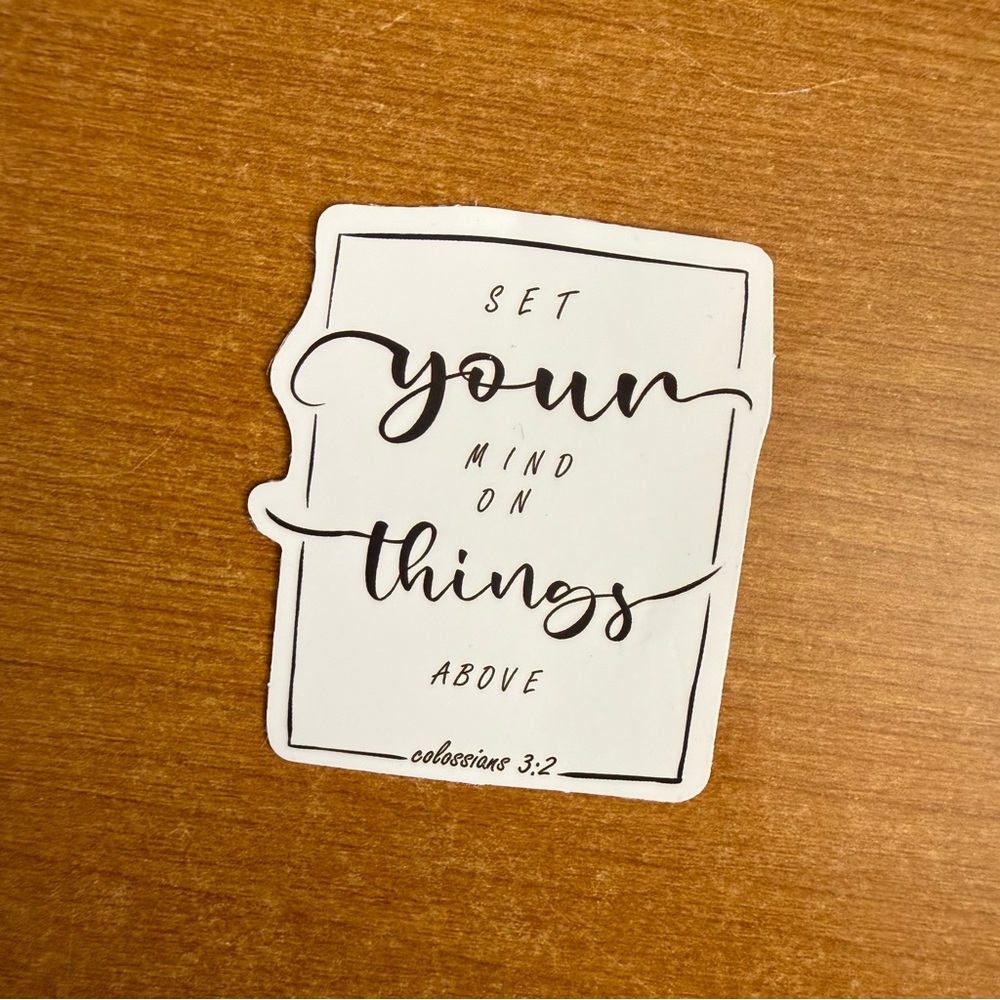 Inspirational Quote Sticker - Picture 1 of 1
